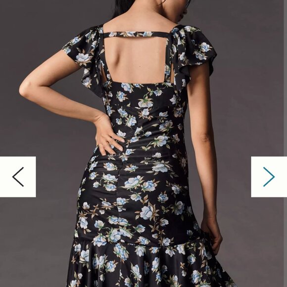 NWT ClothingDresses By Anthropologie Sweetheart Ruched Drop-Waist Dress - Picture 3 of 10